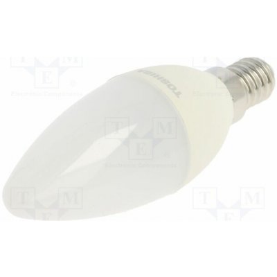 Toshiba LED LIGHTING DELS-CDC44P714AE21 Žárovka LED studená bílá E14 230VAC 470lm 4,7W 180° 6500K – Hledejceny.cz