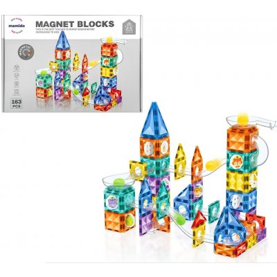 Mamido Barevná kuličková dráha XL 163 ks – Zboží Živě