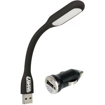 Flexibilní COB LED lampička do auta s USB 12/24V – Zbozi.Blesk.cz