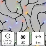 EMOS LED vánoční řetěz 18 m venkovní i vnitřní multicolor časovač – Hledejceny.cz