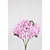 Květina Umělá kytice hortenzií 45 cm, růžová