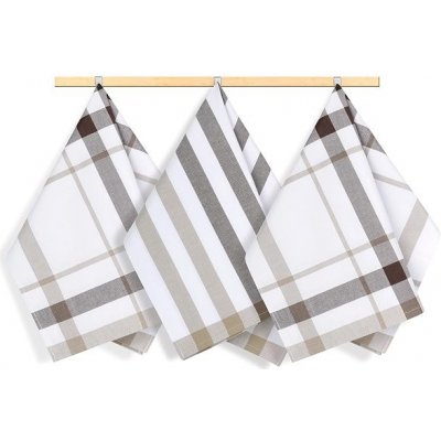 BELLATEX 157 kostka 50 x 70 cm béžová, hnědá 3 ks – Hledejceny.cz