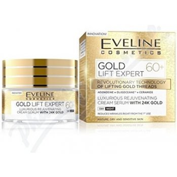 Eveline Cosmetics Gold Lift Expert luxusní omlazující krém -sérum 60+ 50 ml