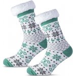 decoDoma ponožky na spaní HVĚZDIČKY zelené – Zboží Dáma