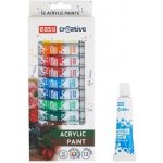 akrylové barvy Easy creative 12 ks – Sleviste.cz