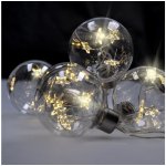 Solight Solight sada LED vánočních koulí s hvězdami vel. 6cm 6ks 30LED,časovač tester 3xAA 1V229 – Hledejceny.cz