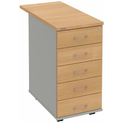 Hobis K 35 C N 80 5 zásuvek léta napříč 80 cm dub šedá – Hledejceny.cz