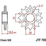 JT Sprockets JTF 705-16 – Hledejceny.cz