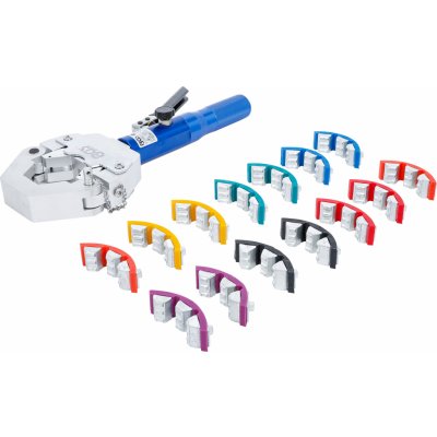 Hydraulické krimpovací kleště BGS1072093 pro lisovací spojky u hadicových vedení (Sada 15 dílů) (BGS1072093) – Zboží Dáma