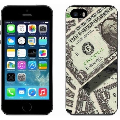 Pouzdro mmCase Gelové iPhone 5/5s - americký dolar – Zboží Mobilmania