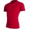Pánské sportovní tričko Lasting pánské merino triko CHUAN červené
