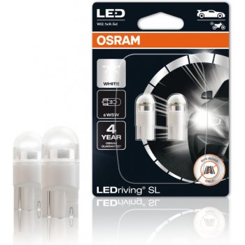 Osram LED W5W 2825DWP-02B 6000K 12V 1W W2,1x9,5d 2 ks od 185 Kč - Heureka.cz