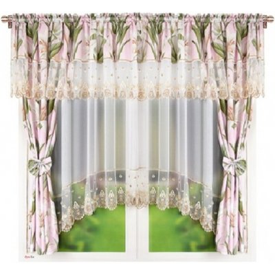 Fliying Komplet L593 růžová - 400x150 cm – Hledejceny.cz