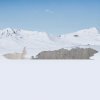 Nástěnné mapy 2D Antarktida 2vrstvý dřevěný panel L - 120 cm