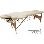 Tandem Skládací masážní stůl Basic-2 Slim Barva: krémová 186 x 60 cm 13 kg 2 barvy – Zboží Mobilmania