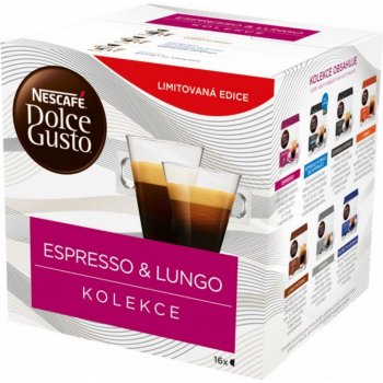Nescafé Dolce Gusto Espresso&Lungo Mix Box 16 ks od 114 Kč - Heureka.cz