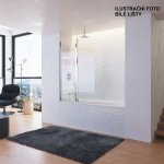 Ravak CVS2-100 L transparent Chrome levá, bílá / 7QLA0100Z1 – Hledejceny.cz