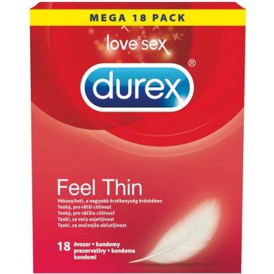 Durex ultra tenké pro ještě intenzivnější pocit 18ks