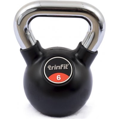 TRINFIT Kettlebell kov guma s chrom madlem 6 kg – Hledejceny.cz