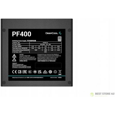 Deepcool PF400 400W R-PF400D-HA0B-EU – Zboží Mobilmania