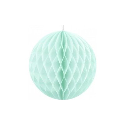 Papírová koule tyrkysová 10 cm – Zboží Mobilmania