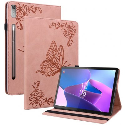 Protemio Art Butterfly Peněženkový obal pro Lenovo Tab P12 69565 růžový – Zbozi.Blesk.cz