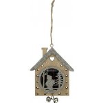 Dřevěný domeček na zavěšení 105x120mm – Hledejceny.cz