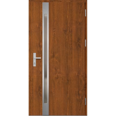 Erkado vchodové dveře Langen 1 Ořech 80 x 207,5 cm – Zboží Mobilmania
