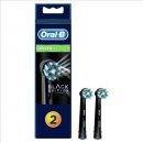 Náhradní hlavice pro elektrický zubní kartáček Oral-B Cross Action Black 2 ks