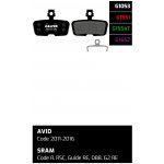 Galfer brzdové destičky AVID/SRAM FD455 černá – Zbozi.Blesk.cz