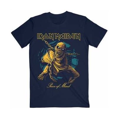 Iron Maiden Unisex T-shirt Piece Of Mind Gold Eddie – Hledejceny.cz