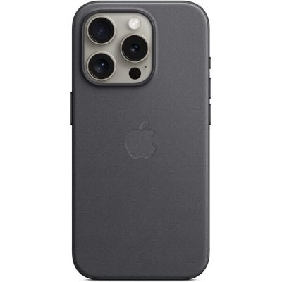 Apple z tkaniny FineWoven s MagSafe na iPhone 15 Pro černý MT4H3ZM/A