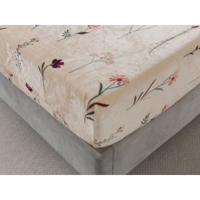 Xpose Mikroplyš prostěradlo DIVOKÉ MÁKY Exclusive 180x200 – Sleviste.cz