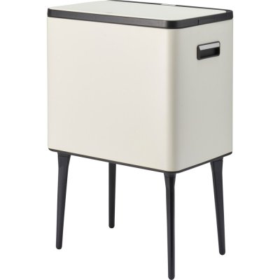 Excellent Houseware Odpadkový koš s dotykovým otevíráním 35 l matná krémová KO-C88000040 – Zbozi.Blesk.cz