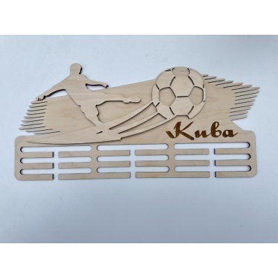 DCH Věšák na medaile se jménem Fotbal 2024 40 cm – HobbyKompas.cz