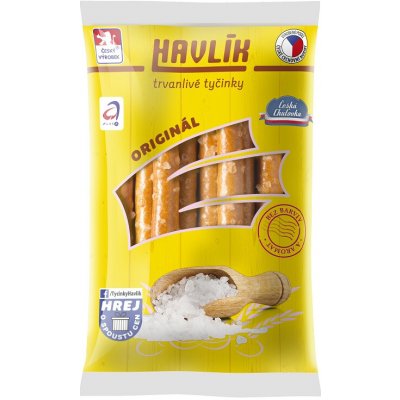 Havlík Opal Tyčinky se sýrem trvanlivé 30 x 200 g – Zbozi.Blesk.cz