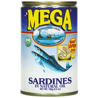 Mega Sardinky v oleji 155 g – Zboží Dáma