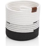 Kela Košík Hedda 18 cm směs bavlna/polyester bílo-černá KL-24454 – Sleviste.cz