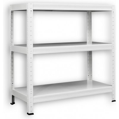 Biedrax Regál 40 x 80 x 90 cm bílý 3 police – Zboží Mobilmania