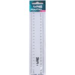 Pravítko 20 cm transparent – Zboží Dáma