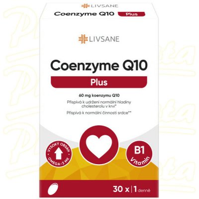 Livsane Coenzyme Q10 Plus 30 kapslí – Hledejceny.cz