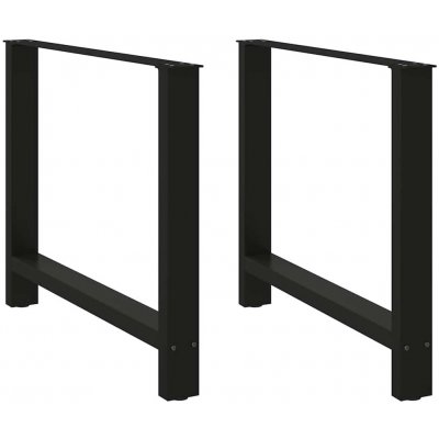 Omaxi 312594 Nohy k jídelnímu stolu černé 2 ks 100 x 72-73 cm ocelové – Zboží Dáma