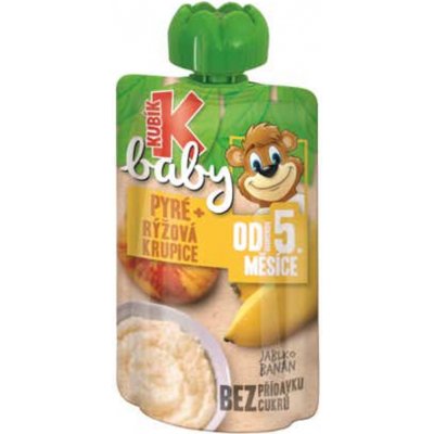 Kubík baby Jablko banán rýžová krupice 100 g