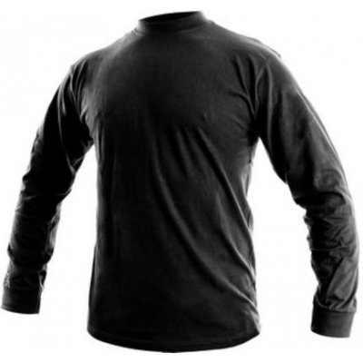 Pánské tričko s dlouhým rukávem PETR černé – Zboží Mobilmania