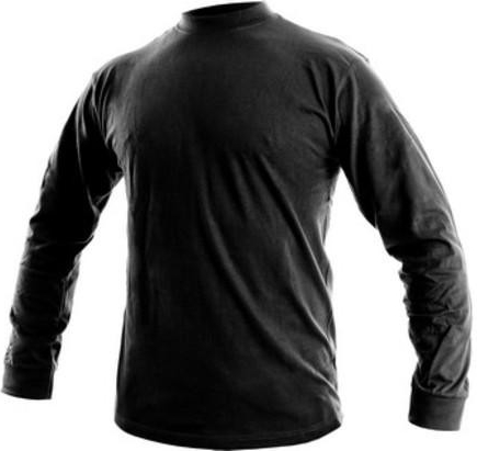 Pánské tričko s dlouhým rukávem PETR černé