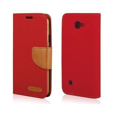 Pouzdro Ego mobile Fancy Case LG K4 (K120) červené – Zboží Mobilmania