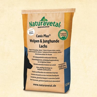 Naturavetal CANIS PLUS pro štěňata s lososem malé 1 kg