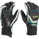 Leki Worldcup Race Coach Flex S GTX black-white-cyan-yellow