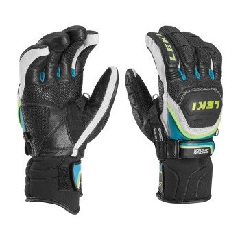 Leki Worldcup Race Coach Flex S GTX black-white-cyan-yellow