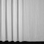 Mantis voálová záclona NOVARA 50705/03, pršíčko s proužkem, s olůvkem, bílá, výška 150cm ( v metráži) – Sleviste.cz
